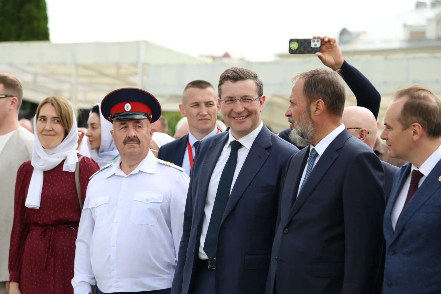 Святейший Патриарх Кирилл совершил Литургию в Серафимо-Дивеевском монастыре в день памяти преподобного Серафима Саровского 