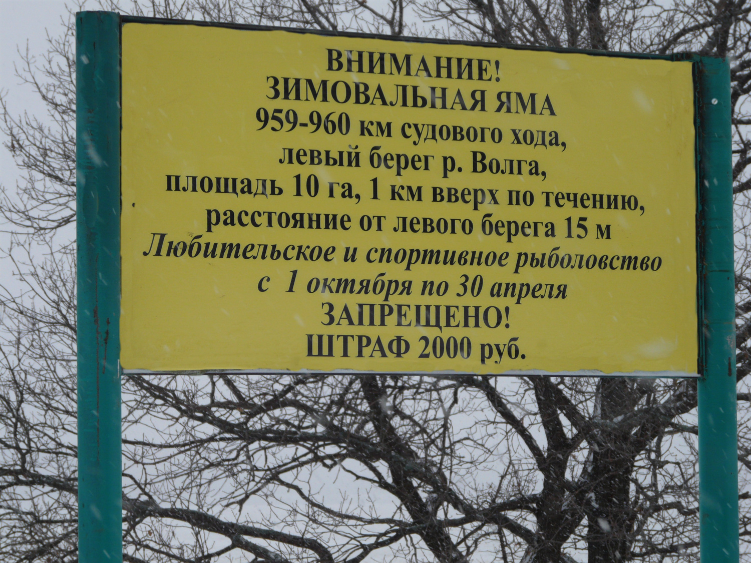 На территории Нижегородской области введен запрет на рыболовство на зимовальных ямах